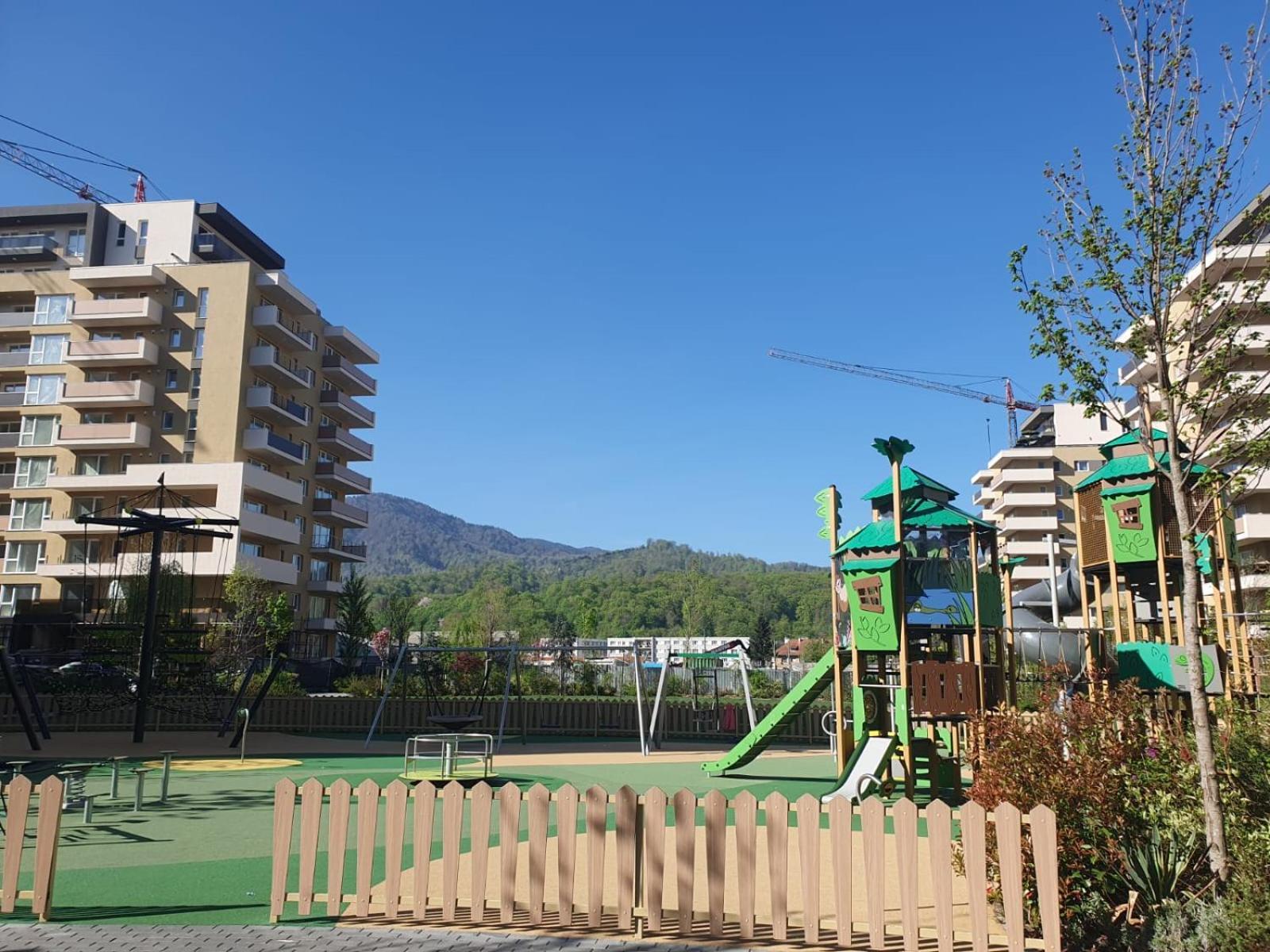 Garsonieră minunată în cartierul rezidențial Urban Plaza Apartment Brașov Exterior foto